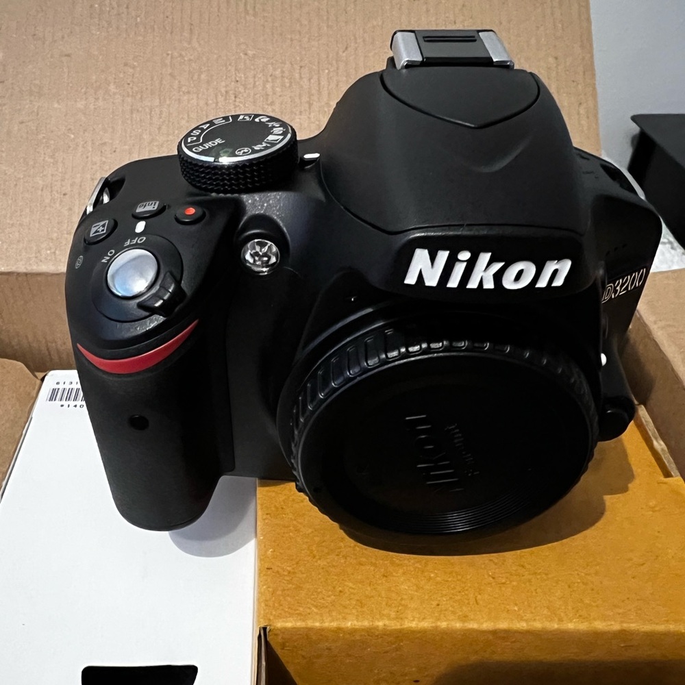 Nikon Black and Red Digital Camera